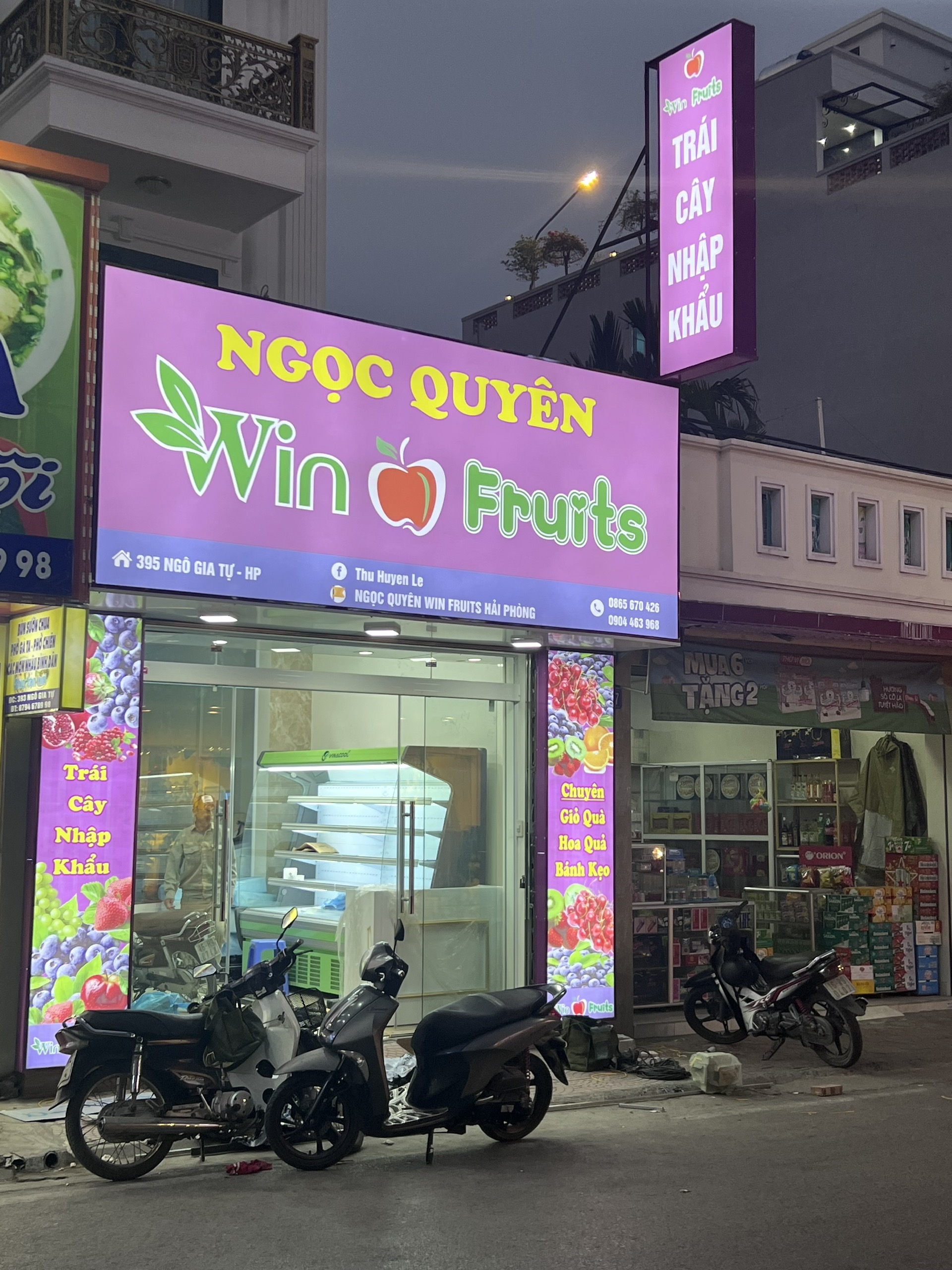 Biển bạt 3M  Ngọc Quyên Win Fruits