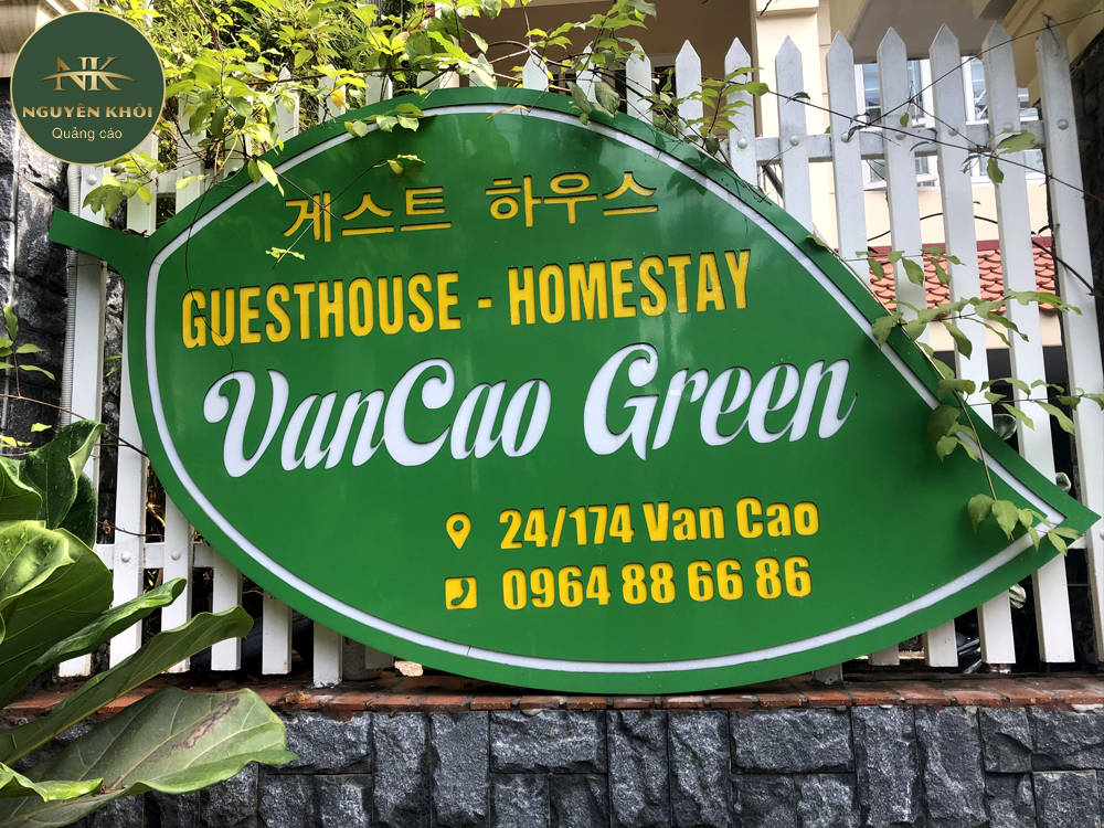 Biển vẫy Led tại Văn Cao Green - Quảng cáo Nguyên Khôi