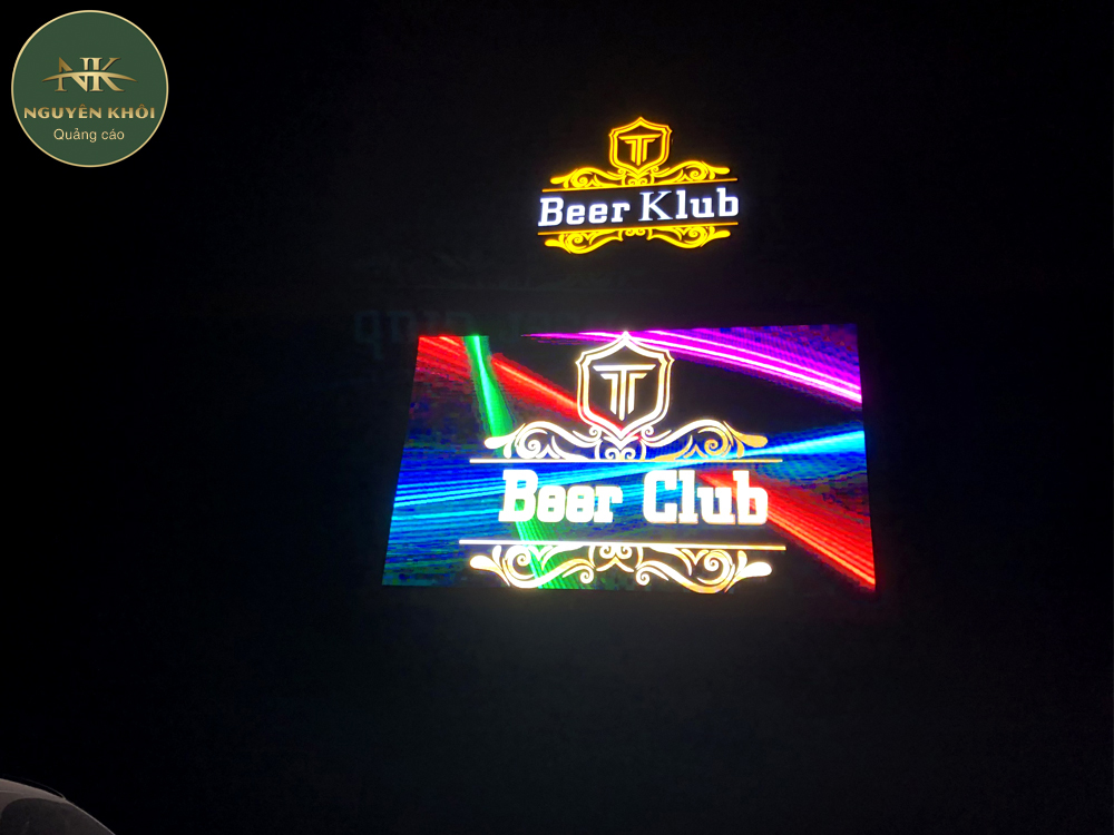 Màn hình Led đẹp tại Beer Klub - Quảng cáo Nguyên Khôi