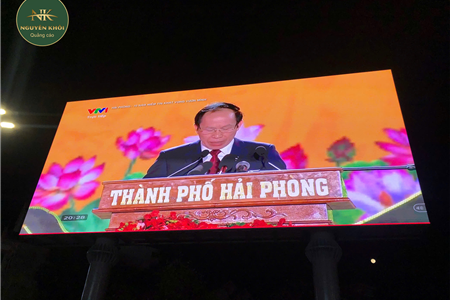 Dự án màn hình LED P3.91 ngoài trời tại Ngã 3 Núi Đèo – Thủy Nguyên – Hải Phòng