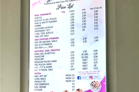 Tranh điện siêu sáng - Good nail bar