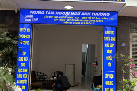 Biển Bạt 3M Trung tâm Ngoại Ngữ