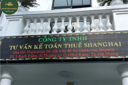 Bảng ma trận 3 màu Shang Hai - Quảng cáo Nguyên Khôi